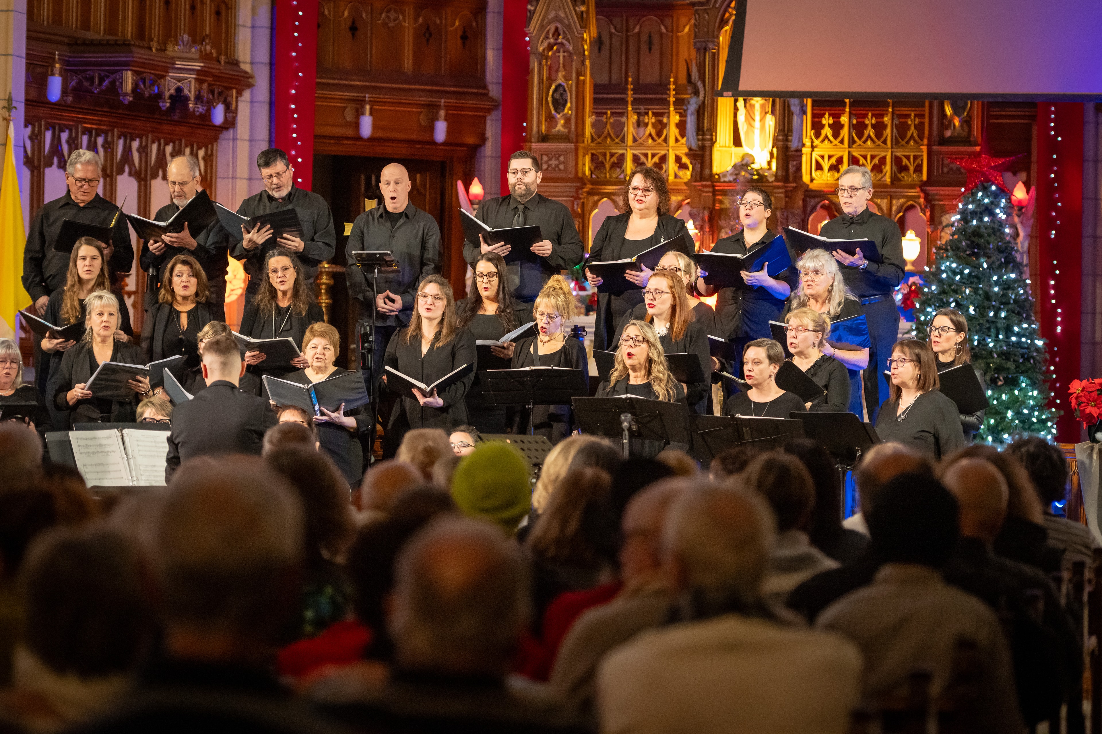 DrummondVoix en concert de Noël devant son public
