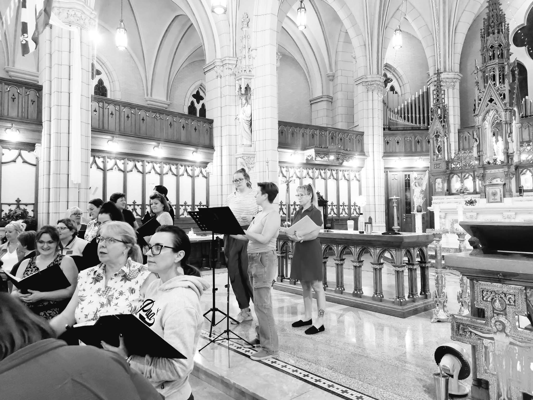 Répétition de la chorale DrummondVoix