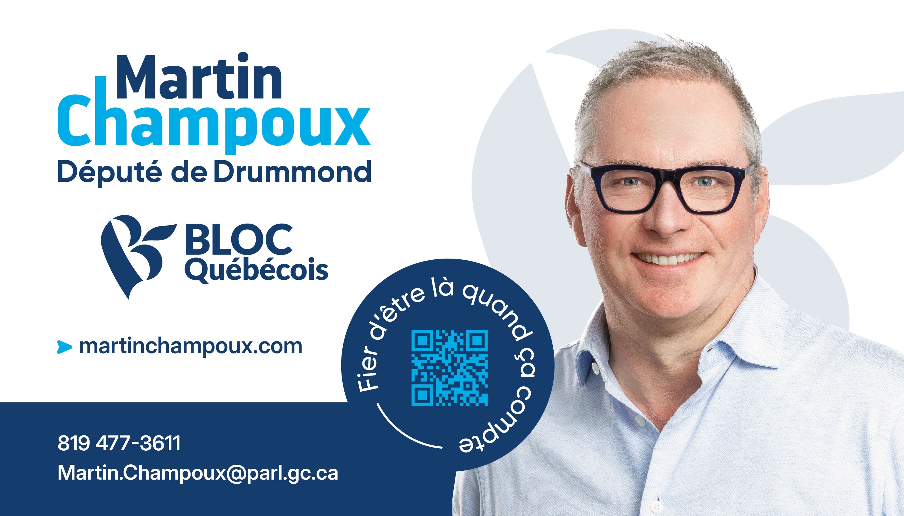 Martin Champoux, député de Drummond